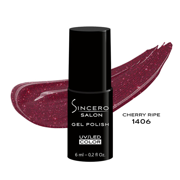 Gelnagellack "Sincero Salon", 6ml, Cherry Ripe, 1406