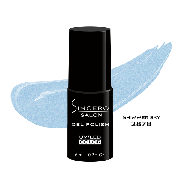 Gelnagellack "Sincero Salon", 6ml, Shimmer Sky, 2878