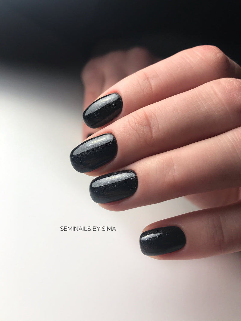 14+ Black Gel Nail Designs