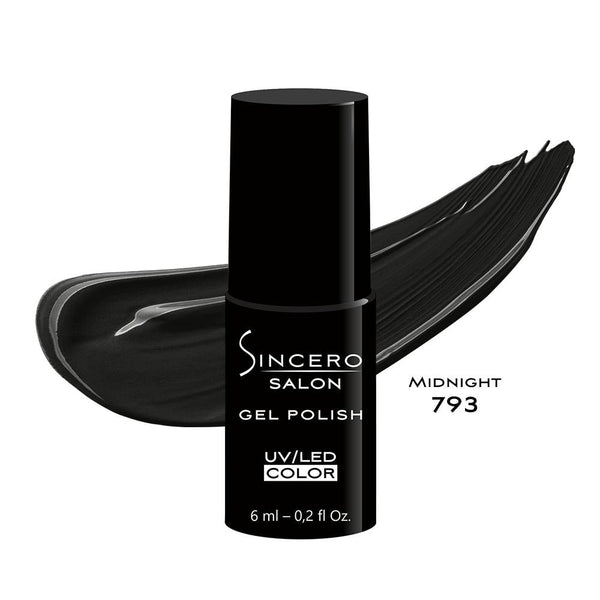 Gelnagellack "Sincero Salon", 6ml, MIDNIGHT, 793