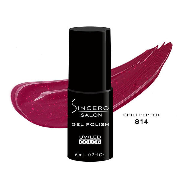 Gelnagellack "Sincero Salon", 6ml, CHILI PEPPER, 814